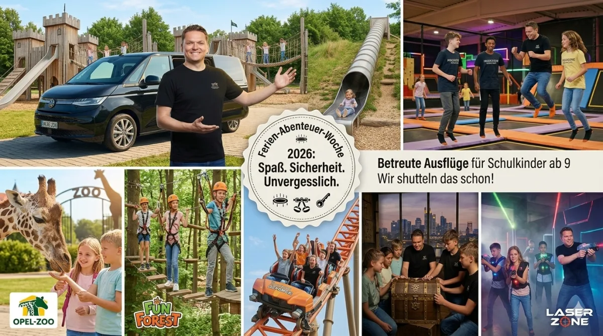 Kinder beim Ferienausflug
