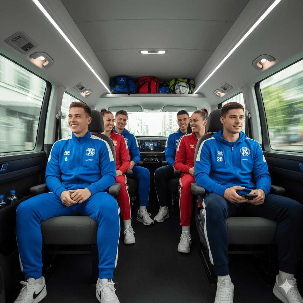 mannschaftsbus spieltag shuttle service hoffmann Shuttle Service Hoffmann, Privater Fahrservice, Gruppentransfer,